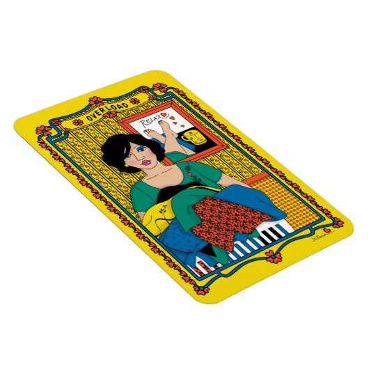 Overload_B_4x6 koelkast Magnet Magneet (Rechterzijde)