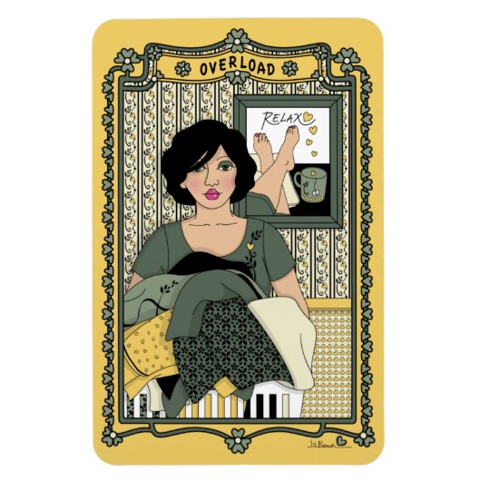 Overload_C_4x6 koelkast Magnet Magneet (Verticaal)