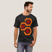 Overlook tapijt Abstracte interpretatie T-shirt (Voorkant volledig)