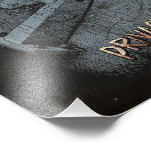 Overlook - Techno-Dystopian Streetwear Design Foto Afdruk (Hoek)