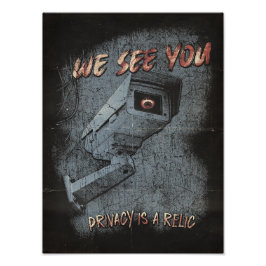 Overlook - Techno-Dystopian Streetwear Design Foto Afdruk