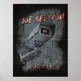 Overlook - Techno-Dystopian Streetwear Design Poster