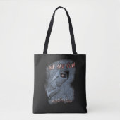 Overlook - Techno-Dystopian Streetwear Design Tote Bag (Voorkant)