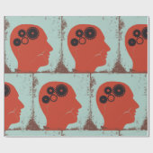 Overlooppapier voor tandwielkoppen cadeaupapier (Vlak)