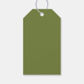 Overlopende Boeket Dank Je Cadeaulabel (Achterkant)