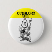 Overlord Bill Gates Ronde Button 5,7 Cm (Voorkant)