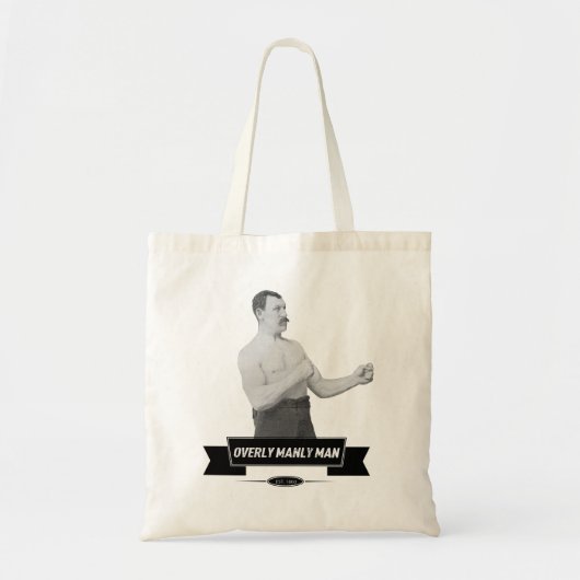 Overly Manly Man Bag Tote Bag (Voorkant)