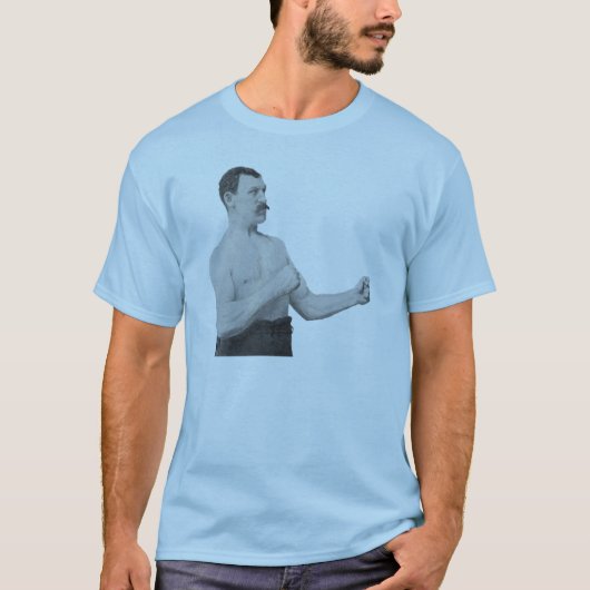 Overly Manly Man T-shirt (Voorkant)