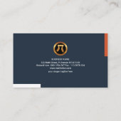 Overmaat Geometrische vormen Wiskunde wiskundige Visitekaartje (Achterkant)