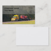 overmaat halfplatte vrachtwagen visitekaartje (Voorkant / Achterkant)