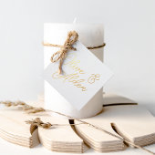 Overmaats de Namen van het Manuscript Wedden Bedankjes Labels