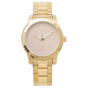 Overmaats Gold Bracelet Roos Gold Design Horloge