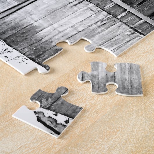 Overmaats land oude Barn Legpuzzel (Zijkant)