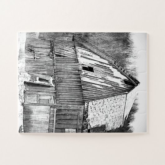 Overmaats land oude Barn Legpuzzel (Horizontaal)