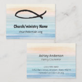Overmaats Visitekaartje voor kerk of ministerie (Voorkant / Achterkant)