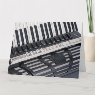 Overmaatse cordionist Birthday Kaart