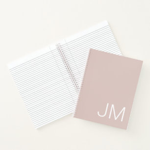 Overmaatse Monogrammen Initialen Blush Pink Notiti Notitieboek
