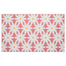 Overmaatse XL Print flower Retro Fabric Stof
