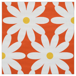 Overmaatse XL Print flower Retro Fabric Stof
