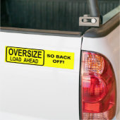 Overmaatslading Bumpersticker (Op Truck)