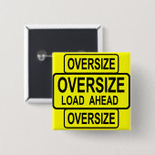 Overmaatslading Vierkante Button 5,1 Cm (Voorkant /achterkant)