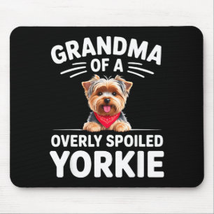 Overmatig Gezwijmel Yorkie Oma Ontwerp Muismat