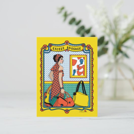 Overmatige bagage_B_ Briefkaart (Staand voorkant)