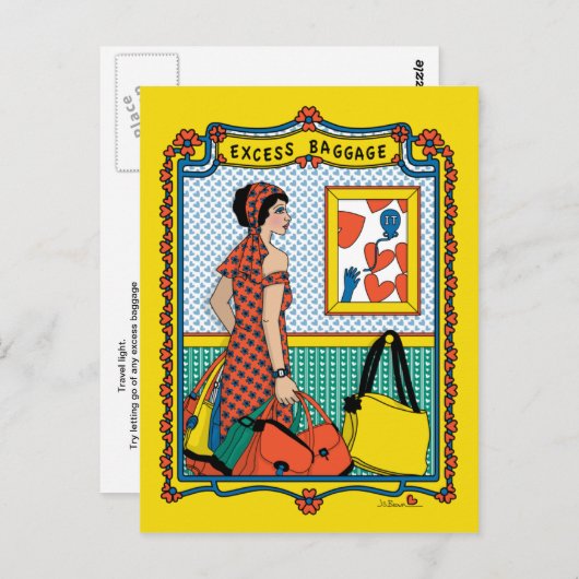 Overmatige bagage_B_ Briefkaart (Voorkant / Achterkant)