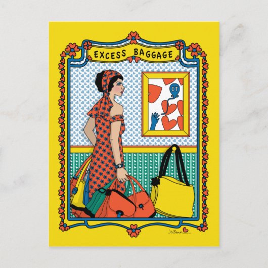 Overmatige bagage_B_ Briefkaart (Voorkant)