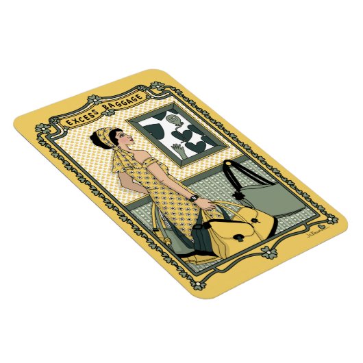 Overmatige bagage_C_4x6 koelkast Magnet Magneet (Rechterzijde)