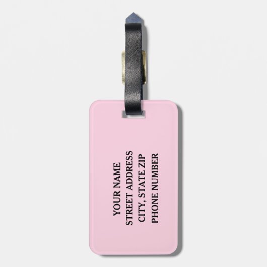 Overmatige Koe Bagagelabel (Achterkant verticaal)