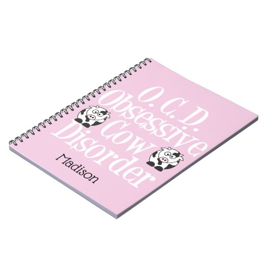 Overmatige Koe Notitieboek (Linkerzijde)