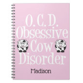 Overmatige Koe Notitieboek (Voorkant)