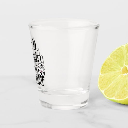 Overmatige Koe Shot Glas (Rechts)
