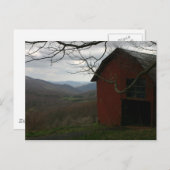 Overmountain Shelter, de Appalachian Trail Briefkaart (Voorkant / Achterkant)