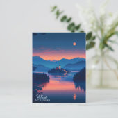 Overnachten in Bled Slovenië Reizen Briefkaart (Staand voorkant)