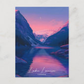 Overnachten in Lake Louise Canada Reizen Briefkaart (Voorkant)