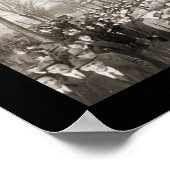 Overnachten van Columbus Foto 1919 Poster (Hoek)