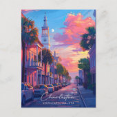 Overnachting in Charleston South Carolina USA Reiz Briefkaart (Voorkant)