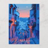 Overnachting in Chefchaouen Marokko Briefkaart (Voorkant)