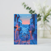 Overnachting in Chefchaouen Marokko Briefkaart (Staand voorkant)