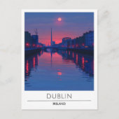 Overnachting in Dublin Ierland Reizen Briefkaart (Voorkant)