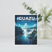 Overnachting in het Iguazu National Park in Argent Briefkaart (Staand voorkant)