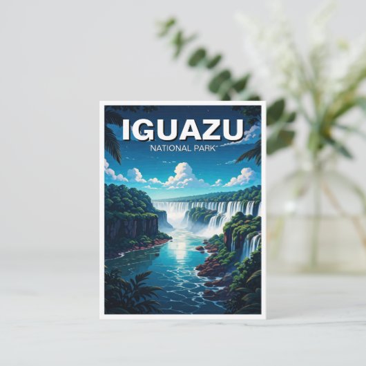 Overnachting in het Iguazu National Park in Argent Briefkaart (Staand voorkant)