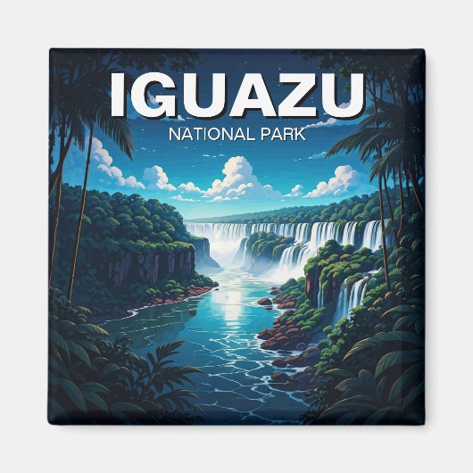 Overnachting in het Iguazu National Park in Argent Magneet (Voorkant)