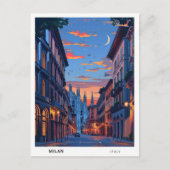 Overnachting in Milaan Italië Reizen Briefkaart (Voorkant)