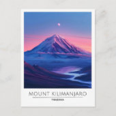 Overnachting in Mount Kilimanjaro Tanzania Briefkaart (Voorkant)