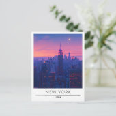 Overnachting in New York USA Reizen Briefkaart (Staand voorkant)