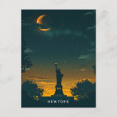 Overnachting in New York USA Reizen Briefkaart (Voorkant)