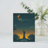 Overnachting in New York USA Reizen Briefkaart (Staand voorkant)